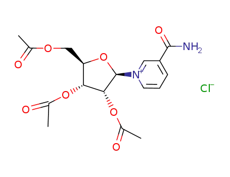5’,3‘,2’-tri-O-acetyl-1-β-D-ribofuranosylnicotinamide chloride