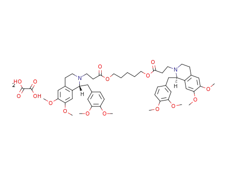 N,N'-4,10-dioxa-3,11-dioxotridecylene-1,13-diyl-bis-(R)-(-)-tetrahydropapaverine dioxalate